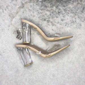 Clear See Through Heels